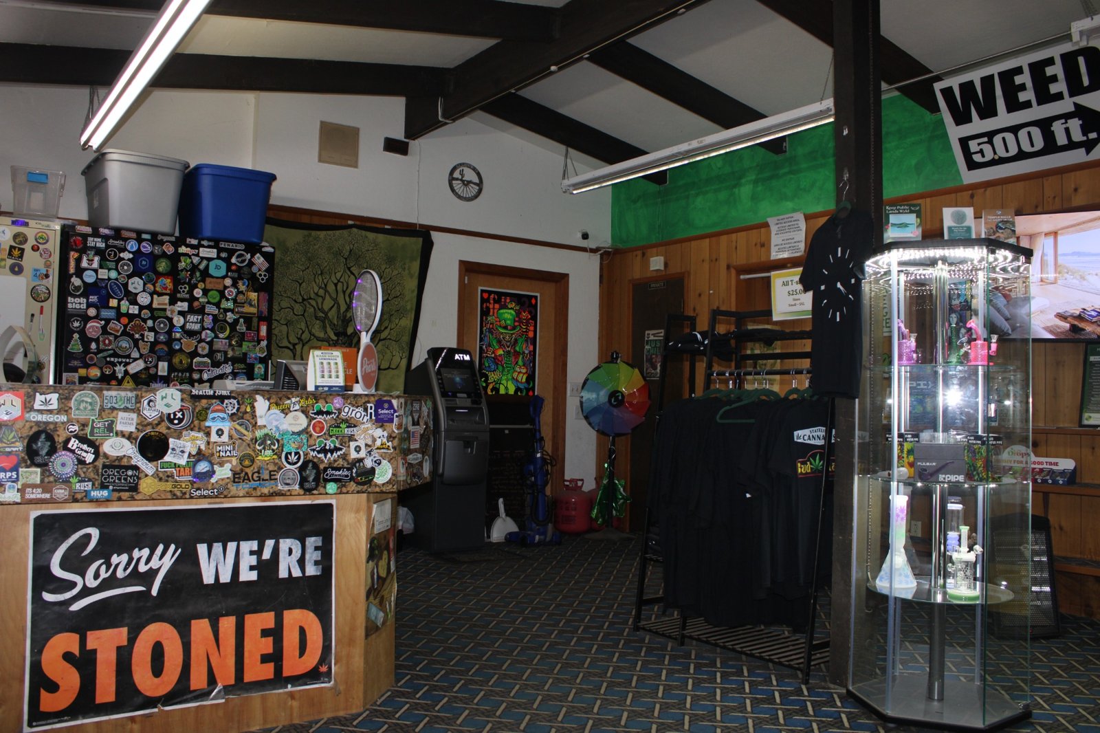 A view inside the Stateline Cannabis shop
